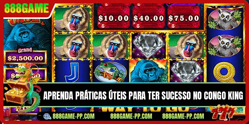Aprenda práticas úteis para ter sucesso no Congo King
