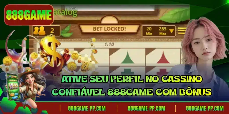 Ative seu perfil no cassino confiável 888GAME com bônus