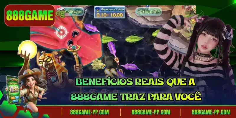 Benefícios reais que a 888GAME traz para você