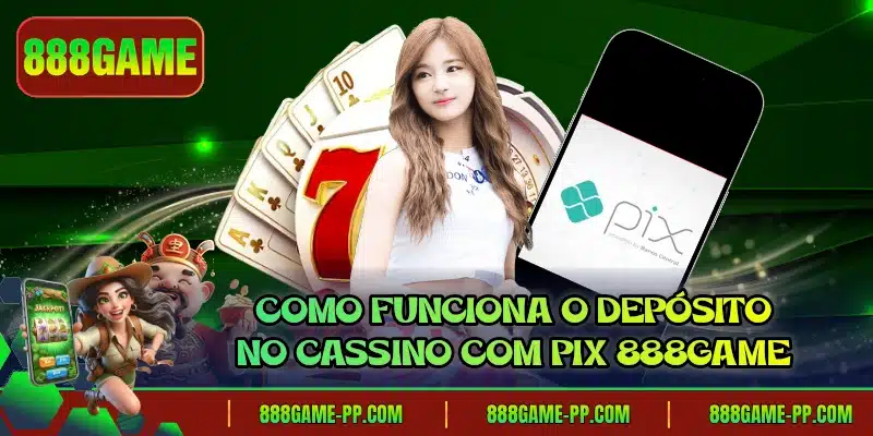 Como funciona o depósito no cassino com pix 888GAME