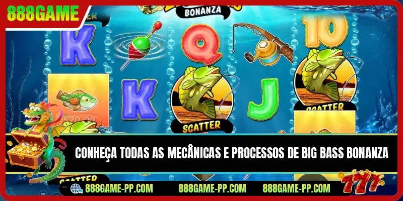 Conheça todas as mecânicas e processos de Big Bass Bonanza