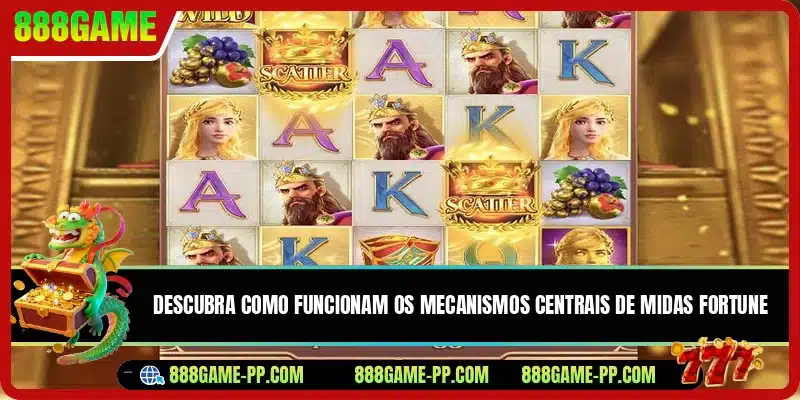 Descubra como funcionam os mecanismos centrais de Midas Fortune