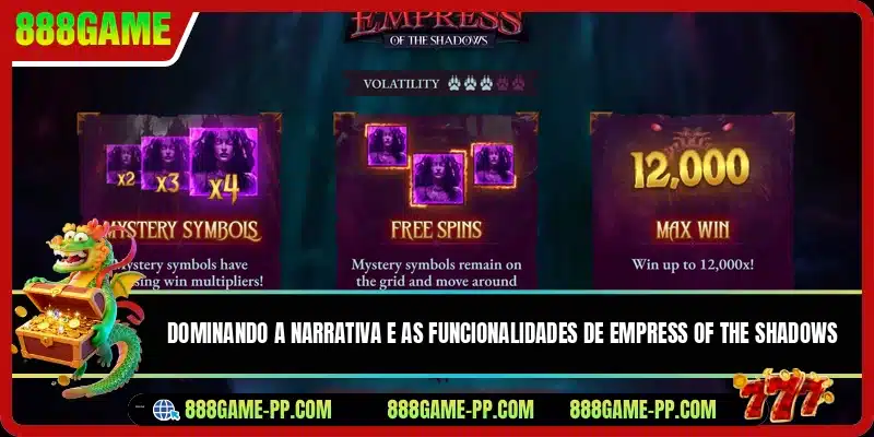 Dominando a narrativa e as funcionalidades de Empress of the Shadows