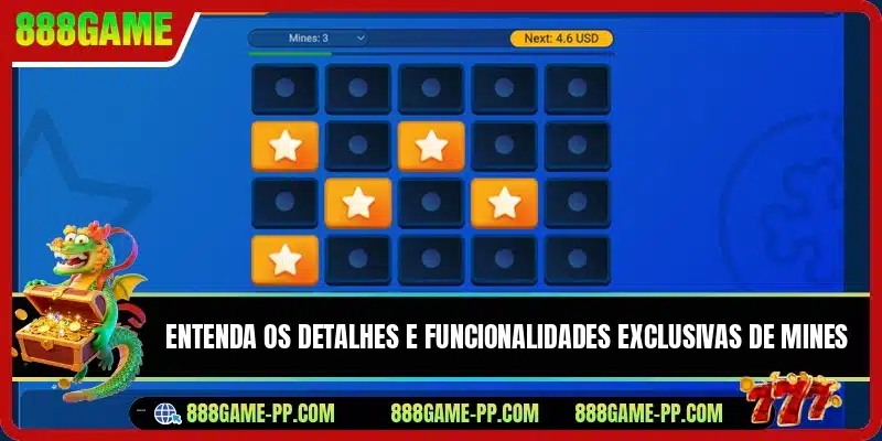 Entenda os detalhes e funcionalidades exclusivas de Mines