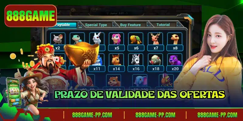 Prazo de validade das ofertas