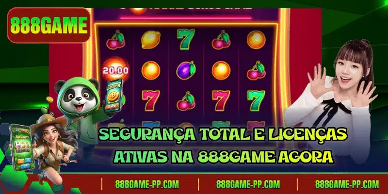Segurança total e licenças ativas na 888GAME agora