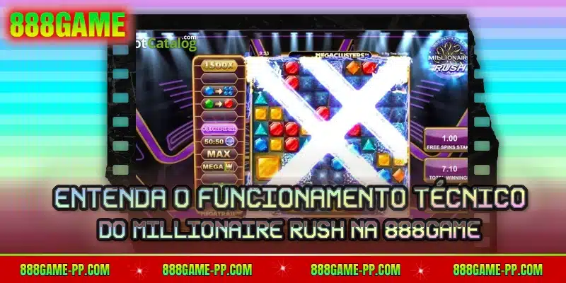 Entenda o funcionamento técnico do Millionaire Rush na 888GAME